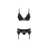 Lace Underwear Set Obsessive 810-SEG-1 Black L/XL