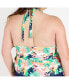 Фото #3 товара Women's Plus Size Halter Maya Swim Top