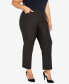 Plus Size Cool Hand Wide Leg Trouser Classic Petite Length Pant