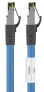 Фото #7 товара Wentronic 45660 - 2 m - Cat8.1 - S/FTP (S-STP) - RJ-45 - RJ-45 - Blue