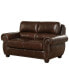 Фото #1 товара Arther 64" Leather Traditional Loveseat