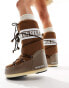 Moon Boot high ankle snow boots in brown