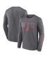 Men's Heather Charcoal Washington State Cougars Modern Two-Hit Long Sleeve T-shirt