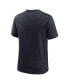 ფოტო #4 პროდუქტის Men's Heather Navy Cleveland Guardians Authentic Collection Early Work Tri-Blend Performance T-shirt