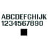 Фото #1 товара INTERNATIONAL LETTERFIX H Letter Stickers