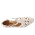 Фото #8 товара Trotters Leatha Open Weave T1908-126 Womens Beige Narrow Strap Sandals Shoes 11