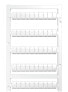 Фото #1 товара Weidmüller MF-W 9/6.2F MC NE WS - Terminal block markers - 500 pc(s) - Polyamide - White - -40 - 100 °C - V2