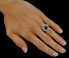 Laguna silver ring with real natural black pearl LPS0044B