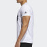 Фото #6 товара adidas 运动型格圆领短袖T恤 男款 白色 / Футболка Adidas T FT2823