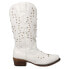 Фото #1 товара Roper Riley Pearl Snip Toe Cowboy Womens White Casual Boots 09-021-1566-3256
