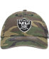 ფოტო #2 პროდუქტის '47 Men's Camo Las Vegas Raiders Woodland Clean Up Adjustable Hat