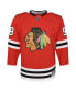 ფოტო #3 პროდუქტის Big Boys Connor Bedard Red Chicago Blackhawks Home Premier Player Jersey