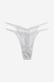 Фото #3 товара 2-pack Lace Thong Briefs