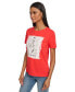 ფოტო #5 პროდუქტის Women's Fashion Sketch Girl Graphic T-Shirt