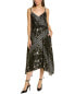 Фото #1 товара Allsaints Larisa Assam Silk-Blend Dress Women's