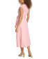 ფოტო #2 პროდუქტის Women's Sleeveless Belted Midi Dress