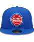 Men's Blue Detroit Pistons 3x NBA Finals Champions Pop Sweat 59FIFTY Fitted Hat
