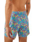 Фото #2 товара Men's The Tropical Bunches Quick-Dry 5-1/2" Swim Trunks with Boxer-Brief Liner
