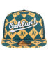 Фото #2 товара Men's Green Oakland Athletics Seeing Diamonds A-Frame Trucker 9FIFTY Snapback Hat