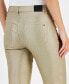 ფოტო #6 პროდუქტის Women's Tribeca Foil Straight-Leg Jeans