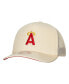 Men's Cream Los Angeles Angels Cooperstown Collection Evergreen Adjustable Trucker Hat