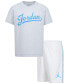 ფოტო #1 პროდუქტის Little Boys Flight MVP Tee and Mesh Shorts Set