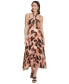 Фото #1 товара Платье DKNY женское с принтом и асимметричным подолом
