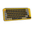 Фото #3 товара Logitech POP Keys Wireless Mechanical Keyboard With Emoji Keys - Mini - RF Wireless + Bluetooth - Mechanical - QWERTY - Black - Grey - Yellow