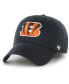 Фото #2 товара Men's Black Cincinnati Bengals Franchise Logo Fitted Hat