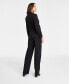Фото #5 товара Women's Bi-Stretch Tie-Front Long-Sleeve Jacket, Created for Macy's