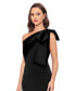 Фото #4 товара Women's Bow-Trim One-Shoulder Gown