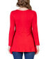 ფოტო #2 პროდუქტის Women's Long Sleeve Swing Style Flare Tunic Top