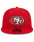 Фото #2 товара Men's Scarlet San Francisco 49ers Main Patch 59FIFTY Fitted Hat