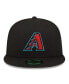 Фото #4 товара Men's Black Arizona Diamondbacks 2023 Alternate Authentic Collection On-Field 59FIFTY Fitted Hat