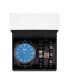 ფოტო #2 პროდუქტის Men's Black Analog Quartz Watch And Holiday Stackable Gift Set