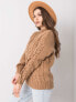 Фото #10 товара женский свитер коричневый Factory Price