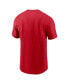 Фото #3 товара Men's Red Atlanta Braves Fuse Wordmark T-shirt
