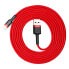 Фото #6 товара Wytrzymały elastyczny kabel przewód USB Iphone Lightning QC3.0 1.5A 2M czerwony
