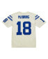 Men's Peyton Manning Cream Indianapolis Colts Chainstitch Legacy Jersey