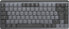 Logitech MX Mechanical Mini for Mac Minimalist Wireless Illuminated Keyboard - Tenkeyless (80 - 87%) - Bluetooth - Mechanical - QWERTZ - LED - Graphite - Grey
