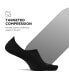 Фото #3 товара Men's Elite Light Cushion Invisible - Running Socks for Women and Men - Athletic Compression Socks - Moisture Wicking - X-Large, New Black