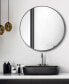 Фото #4 товара Ultra Polished Stainless Steel Round Wall Mirror, 30" x 30"