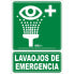 ATM Emergency eyewash sign PVC class b