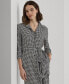 Фото #4 товара Petite Belted Houndstooth Shirtdress