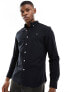 Фото #1 товара Farah Brewer long sleeve shirt in black