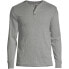 ფოტო #5 პროდუქტის Men's Knit Rib Pajama Henley T-Shirt