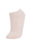 Kadın 5'li Pamuklu Patik Çorap B6042axns