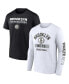ფოტო #1 პროდუქტის Men's Black, White Brooklyn Nets Two-Pack Just Net T-shirt Combo Set