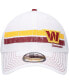 Men's White Washington Commanders Polar 39THIRTY Flex Hat Белый, L/XL - фото #3