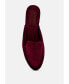 ფოტო #3 პროდუქტის BATISTE Womens Velvet Handcrafted Mules